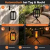 Solar Laterne 2er Set mit Flammeneffekt, Solar Produktbild-Vorschau 6