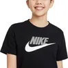 Nike K Nsw Tee Futura Hbr Black/White Black/White M Produktbild-Vorschau 3