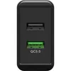 Dual-USB Schnellladegerät USB/QC3.0 28W (schwarz) Produktbild-Vorschau 5