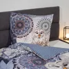 Hip Renforcé Bettwäsche - Nova -  Mandalas mit Eule, blau Produktbild-Vorschau 6