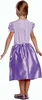 A young girl is shown from the back wearing a purple dress and pink shoes. Náhled obrázku produktu