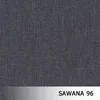 A close-up of a gray fabric texture with a silver bar at the bottom displaying text. Produktbild-Vorschau