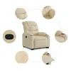 VidaXL 3206671, Stoff, Cremefarben, Schaum, 110 kg, 755 mm, Produktbild-Vorschau 9