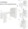 Tavolo da pranzo allungabile Sweiko, L52/132,5xL80xH76cm, Anteprima dell’immagine prodotto 6