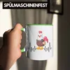 Trendation - Huhn Hühner Herzschlag Tasse Geschenk für Produktbild-Vorschau 4
