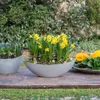 Große ovale Pflanzschale Jardiniere 39 cm in Stein-Optik Produktbild-Vorschau 7