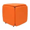 Pouf multifonctionnel, pouf 5-en-1, tabouret empilable et Voir les images du produit 1