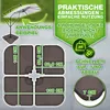 Pied de parasol tillvex® marron 60 litres / 80 kg – 4 Voir les images du produit 7
