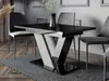 Table à manger extensible 120x80 cm GIBON - marbre noir / Voir les images du produit 1
