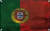 vianmo Blechschild 20x30 cm Portugal Rost Flagge Fahne Produktbild-Vorschau 1