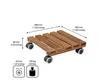 Multiroller PALISANDER nature 28 x 28 cm 4 roulettes Voir les images du produit 11