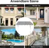 Jiubiaz tenda da sole per balcone braccio pieghevole tenda Anteprima dell’immagine prodotto 4