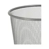 Excellent Houseware Mülleimer, Metall, 26,5 x 28 cm, grau Produktbild-Vorschau 2