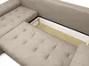 AX LIVING Manisa Wohnzimmer Couch L Form Hellbraune Sofa L Produktbild-Vorschau 4