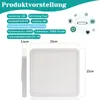 ZMH stropní svítidlo LED stropní světlo ploché 23CM Náhled obrázku produktu 2