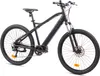 A black electric mountain bike is shown against a white background. Produktbild-Vorschau