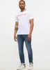 MUSTANG Herren, T-Shirt STYLE ALEX C LOGO TEE, L, Weiß, Produktbild-Vorschau 6