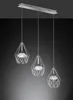 Wofi LED Pendelleuchte Amy Chrom 3 x 10,5W 3498lm warmweiß Produktbild-Vorschau 6