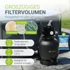 Juskys® Sandfilteranlage 250W - leistungsstarke Produktbild-Vorschau 4
