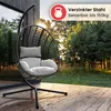 Swoods XXL Hängesessel mit Gestell - Hängesessel Für Indoor Produktbild-Vorschau 4