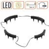 LED Solar Blumentopf Beleuchtung warm weiß - 4er Set - Deko Produktbild-Vorschau 3