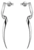 Spiralen Ohrringe Damen 925 Sterling Silber Ohrstecker lang Produktbild-Vorschau 5