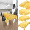 Tischdecke Wachstuch Blumen Gelb Robust Wasserabweisend Produktbild-Vorschau 5