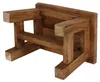 Tabouret en bois Ranch 30x20x20cm Tabouret en bois Tabouret Voir les images du produit 12