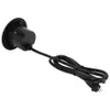 A black USB charging device with a cord and plug, shown from a diagonal angle against a white background. Voir les images du produit
