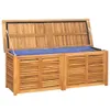 vidaXL Gartenbox mit Beutel 150x50x55 cm Massivholz Teak Produktbild-Vorschau 4