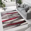 Tapis DREAM Moderne Salon Gris Rouge Crème  250 x 300 cm Voir les images du produit 1