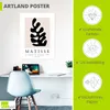 ARTland Poster Matisse der Messerwerfer - schwarz Größe: Produktbild-Vorschau 3