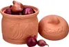 Terra Zwiebeltopf mit Deckel Ø 17,8cm aus Terrakotta Produktbild-Vorschau 1