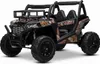 A camouflage-patterned electric UTV for children, shown from a front-side angle against a white background. Náhled obrázku produktu