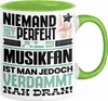Musikfan Geschenk Tasse Lustige Geschenkidee für Musikfan Produktbild-Vorschau 1