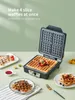 Plancha para hacer 4 gofres belgas, máquina para gofres de Vista previa de la imagen del producto 7