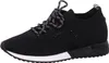 A black sneaker is shown from the side against a white background. Produktbild-Vorschau