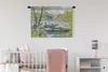 MuchoWow® Wandteppich Wandbehang Angeln im Frühling - Produktbild-Vorschau 2