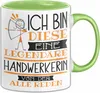 Handwerkerin Tasse Geschenk Ich Bin Diese Eine Legendäre Produktbild-Vorschau 1