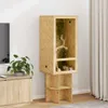 vidaXL Terárium hnědé 50 x 50 x 100 cm OSB deska Náhled obrázku produktu 2