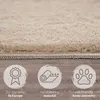 TT Home Teppich Wohnzimmer Kurzflor Anti-Rutsch Rückseite Produktbild-Vorschau 2