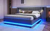Sweiko Polsterbett, 180x200cm, mit LED-Leiste, Kopfteil mit Produktbild-Vorschau 19