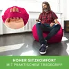Green Bean® Sitzsack mit Rückenlehne "Cozy" 80x70x90cm - Produktbild-Vorschau 7