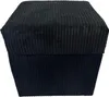 Pufa sztruksowa POSO 40x40 tapicerowana kwadratowa ze Podgląd zdjęcia produktu 3