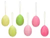 24er Set Deko Eier Hängedeko Ostern Rosa Gelb Grün Pink Produktbild-Vorschau 5