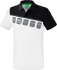 erima 5-C Poloshirt white/black/dark grey XL Produktbild-Vorschau 2