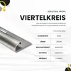 Viertelkreis Edelstahlschiene Profil Fliesenschiene Produktbild-Vorschau 3
