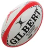 A close-up studio shot of a rugby ball. Voir les images du produit