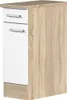 Küchenunterschrank - 30 cm breit - Weiß Sonoma Eiche – Produktbild-Vorschau 1