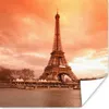 MuchoWow® Poster Eiffelturm - Paris - Himmel 100x100 cm - Produktbild-Vorschau 1